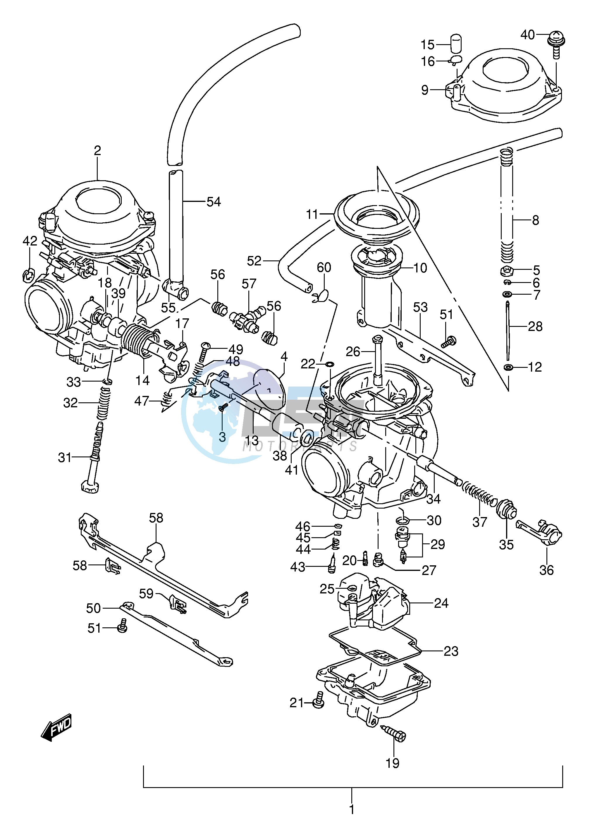 CARBURETOR (MODEL R)