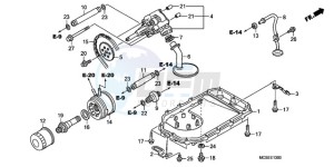 ST1300A9 CH / ABS MME - (CH / ABS MME) drawing OIL PUMP/OIL PAN