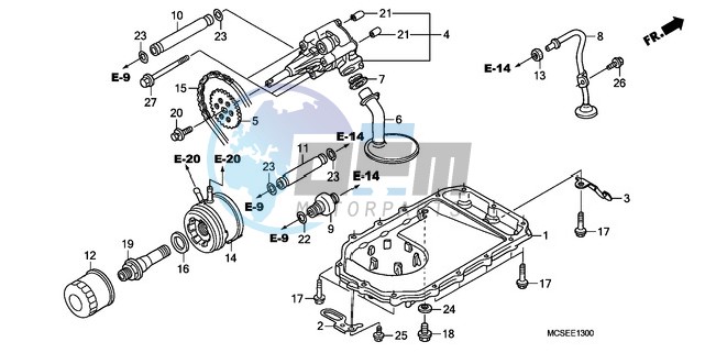 OIL PUMP/OIL PAN