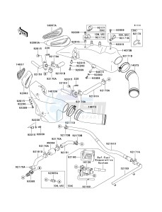 ZX 1200 C [NINJA ZZR 1200] (C1-C4) [NINJA ZZR 1200] drawing AIR DUCT