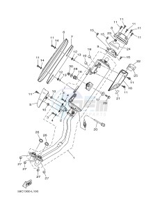 XP500 T-MAX 530 (59CF) drawing EXHAUST