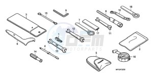 CB600FA UK - (E / MKH) drawing TOOLS