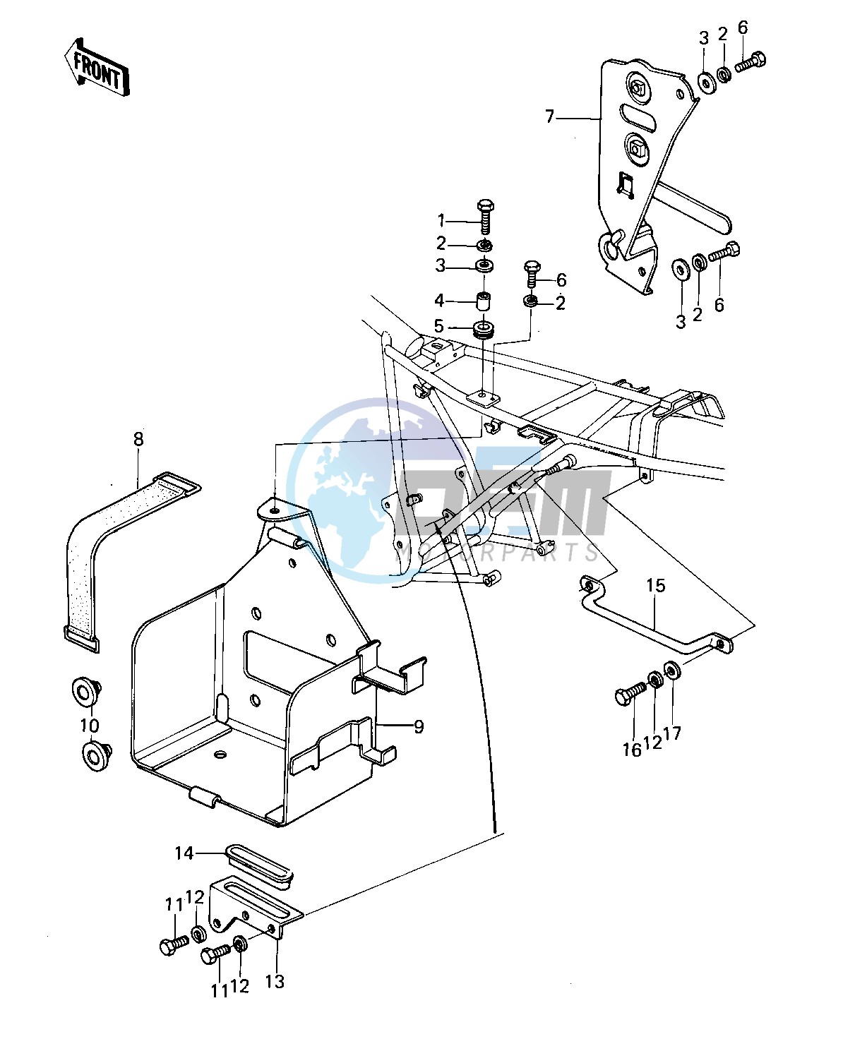 BATTERY CASE_ELECTRO BRACKET