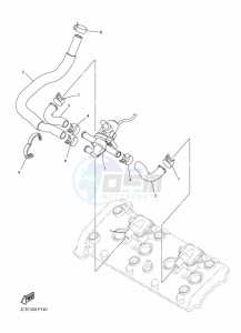 YZF-R1 (BX4D) drawing AIR INDUCTION SYSTEM