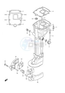 DF 9.9A drawing Drive Shaft Housing