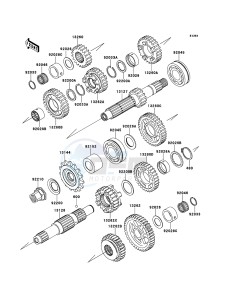 W800 EJ800ABS GB XX (EU ME A(FRICA) drawing Transmission