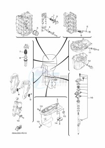 F50DET drawing MAINTENANCE-PARTS