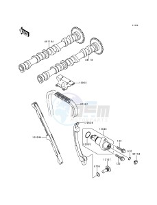 ZX 600 G [NINJA ZX-6R] (G1-G2) [NINJA ZX-6R] drawing CAMSHAFT-- S- -_TENSIONER