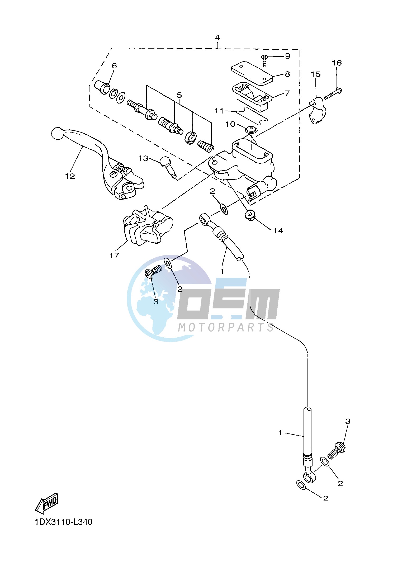 FRONT MASTER CYLINDER