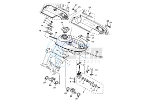 XG TRICKER 250 drawing FUEL TANK