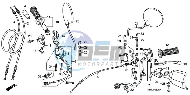 HANDLE LEVER/SWITCH/CABLE