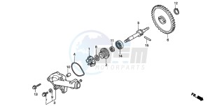 VT125C drawing WATER PUMP