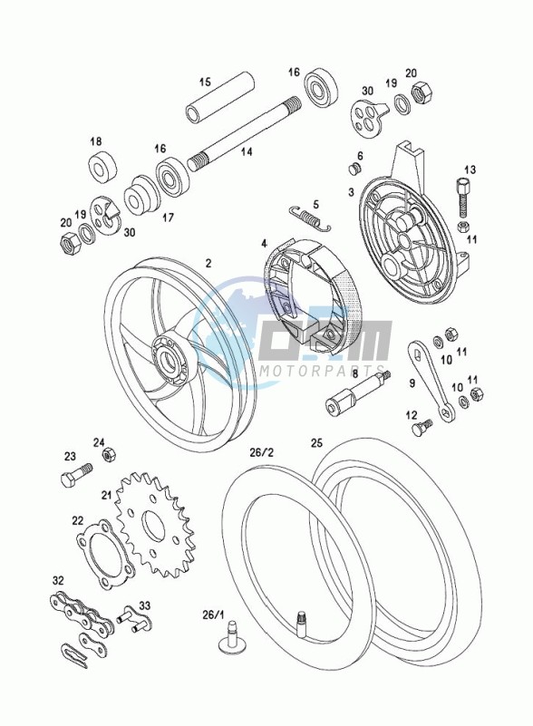 Rear wheel