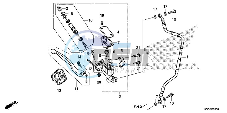 FRONT BRAKE MASTER CYLINDER