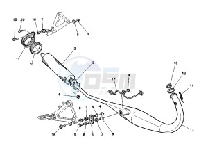 MITO EU2/EU3 125 drawing EXHAUST