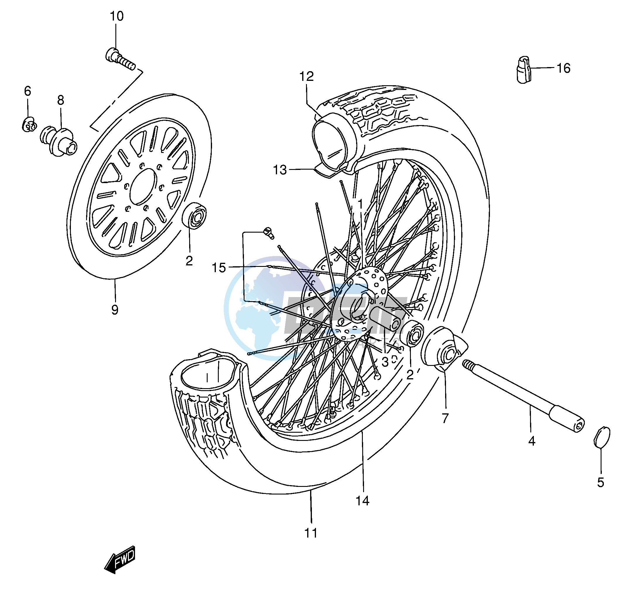 FRONT WHEEL