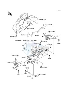 Z750 ZR750-J2H FR GB XX (EU ME A(FRICA) drawing Cowling