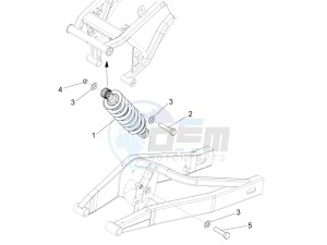 RS4 125 4T drawing Shock absorber