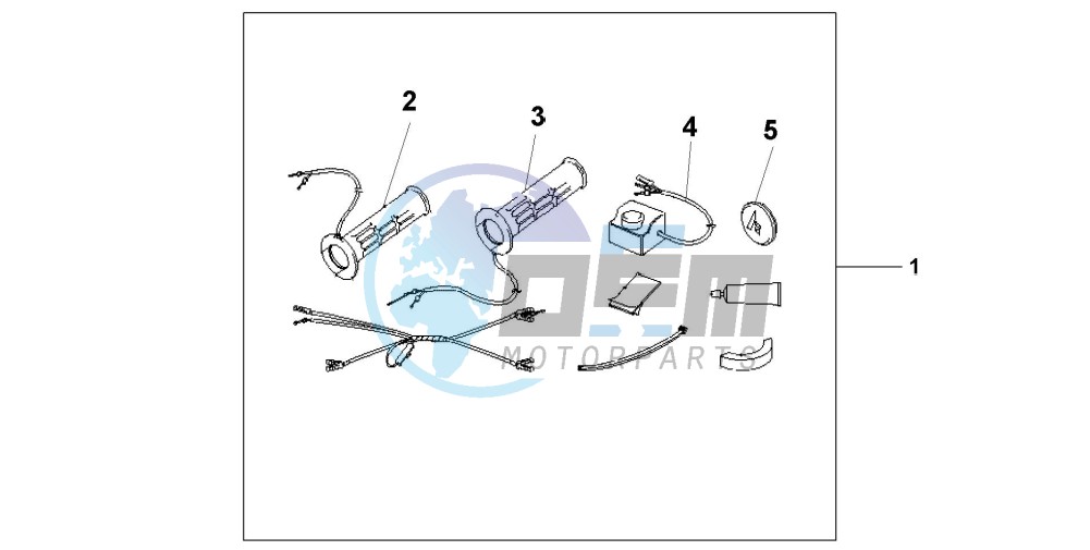 GRIP HEATER SS/ON-OF