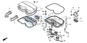 CBR900RR FIRE BLADE drawing AIR CLEANER