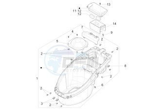 NRG POWER DT 50 drawing Helmet huosing - Undersaddle