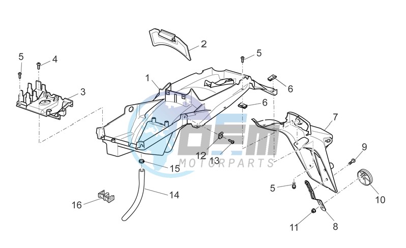 Rear body - Mudguard