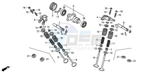 TRX300EX SPORTRAX 300EX drawing CAMSHAFT