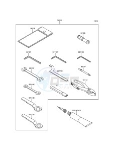 Z800 ZR800CGF UF (UK FA) XX (EU ME A(FRICA) drawing Owner's Tools