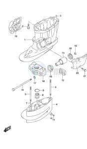 DF 70A drawing Drive Shaft Housing