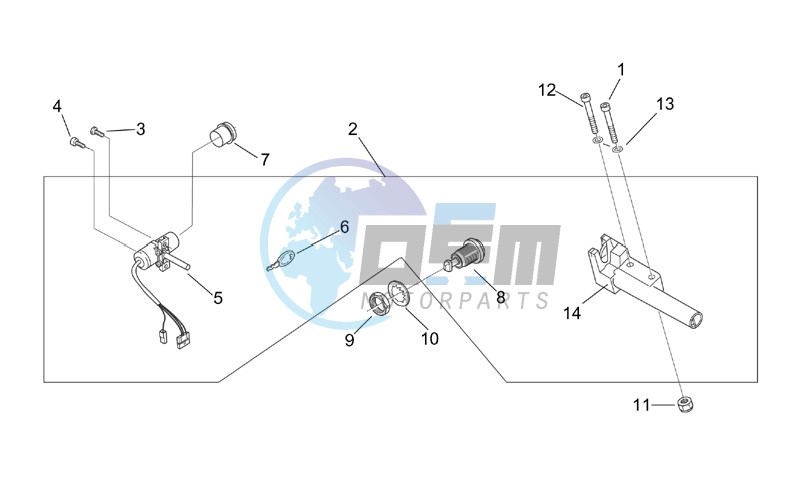 Lock hardware kit