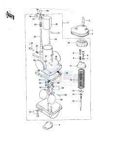 KD 80 A [KD80] (A1-A2) [KD80] drawing CARBURETOR