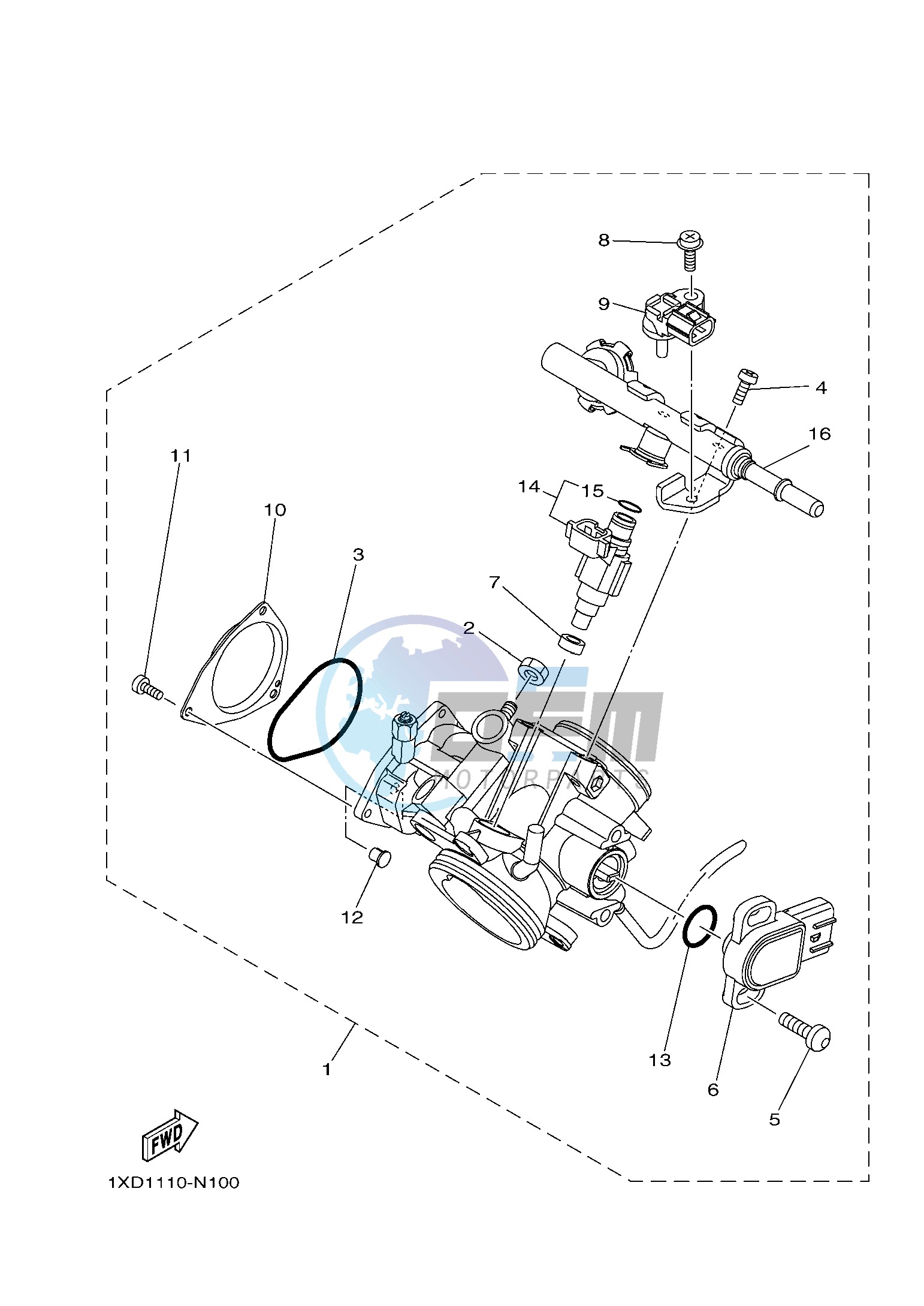 THROTTLE BODY ASSY 1