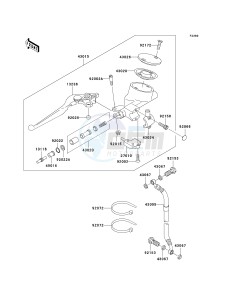 VN 1500 T [VULCAN 1500 CLASSIC] (6F) T6F drawing CLUTCH MASTER CYLINDER