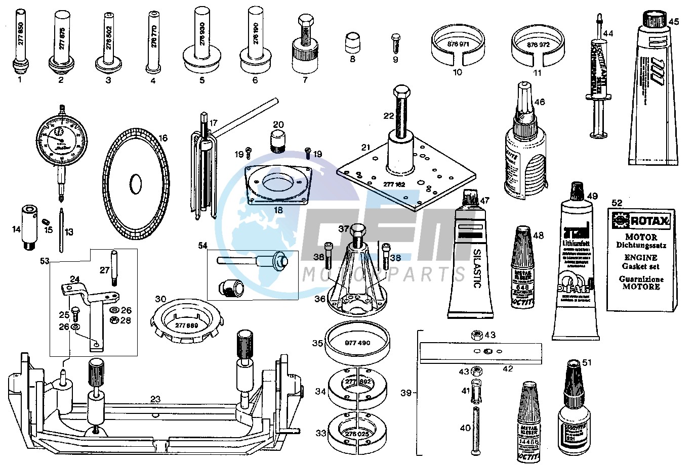 Repair tools - gasket set