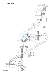 RM125 (E2) drawing REAR MASTER CYLINDER (MODEL L)