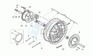 California 1100 Special Special drawing Rear wheel