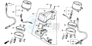 CB250 NIGHTHAWK drawing METER (2)