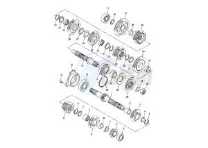 FZ6 FAZER 600 drawing TRANSMISSION