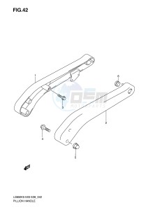 LS650 (E3-E28) SAVAGE drawing PILLION HANDLE