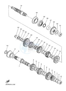 SR400 (2RD1) drawing TRANSMISSION