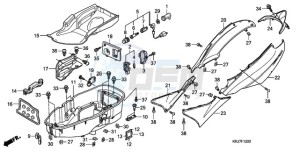 FES1259 UK - (E / MKH) drawing BODY COVER/LUGGAGE BOX