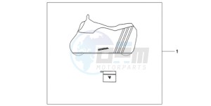 CB600FA9 Australia - (U / ABS) drawing BODY COVER L