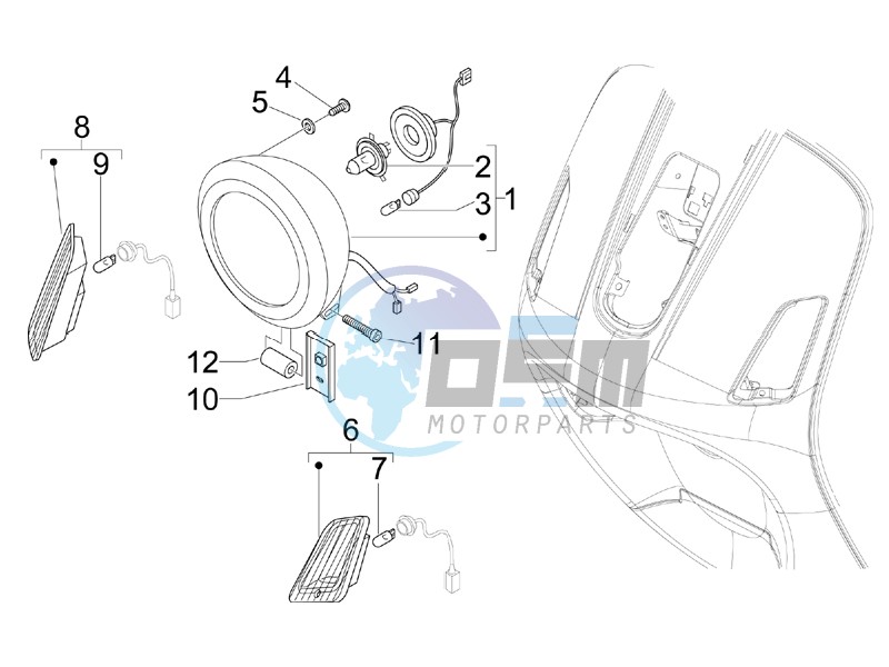 Head lights - Turn signal lamps