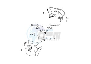 LUDIX 10 ONE - 50 cc drawing STEERING HANDLE