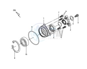 QUAD RAIDER 600 LE CHASSIS LONG drawing REAR DRIVE SHAFT / DRIVE SHAFT ASSY