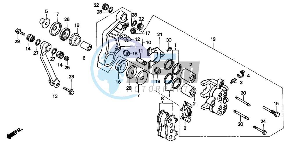 FRONT BRAKE CALIPER