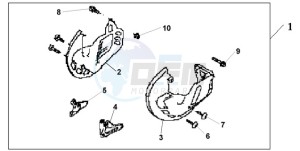 GL18009 Australia - (U) drawing FRONT DISK COVER