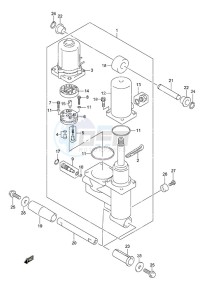 DF 40A drawing Trim Cylinder