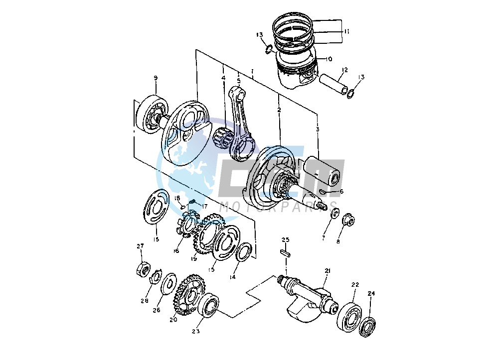 CRANKSHAFT PISTON