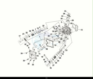 JET X 125I ABS (XH12WX-EU) (E5) (M1) drawing CYLINDER HEAD